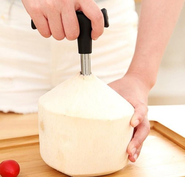 Comfortable grip coconut opener Comfortable grip coconut opener